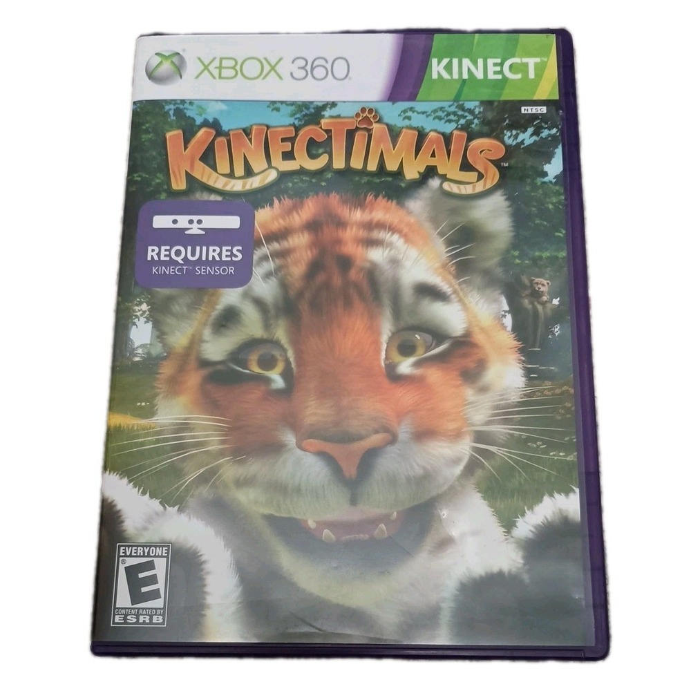 Kinectimals Microsoft Xbox 360 Kinect 2010 Complete CIB DRC-00033 Tested